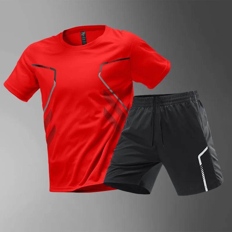 Frost | Ice Silk Sports T-Shirt with Shorts Set