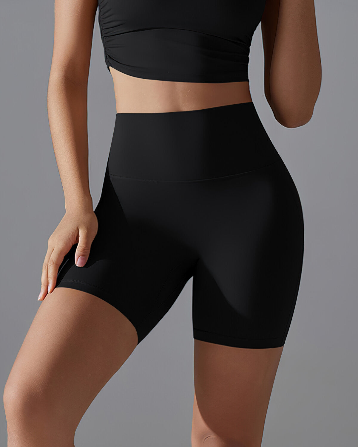 Core Seamless Shorts – Black