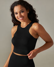Drift Crop Top – Black