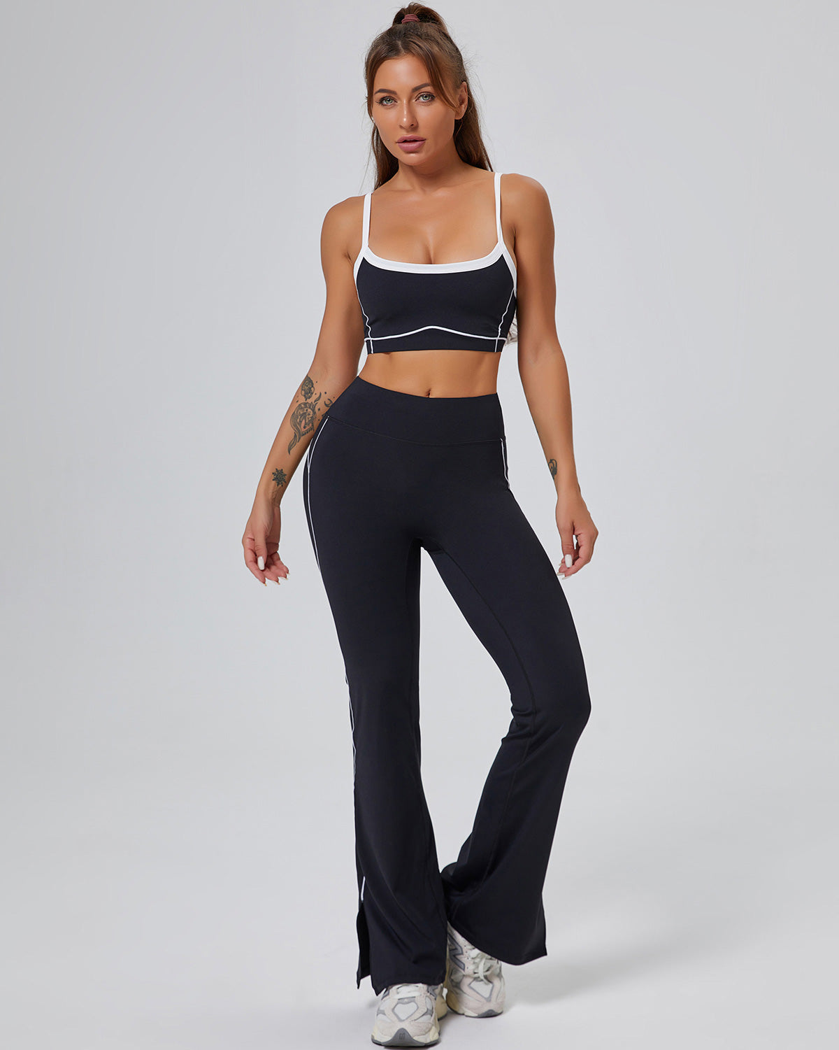 Bloom Leggings – Flare Black