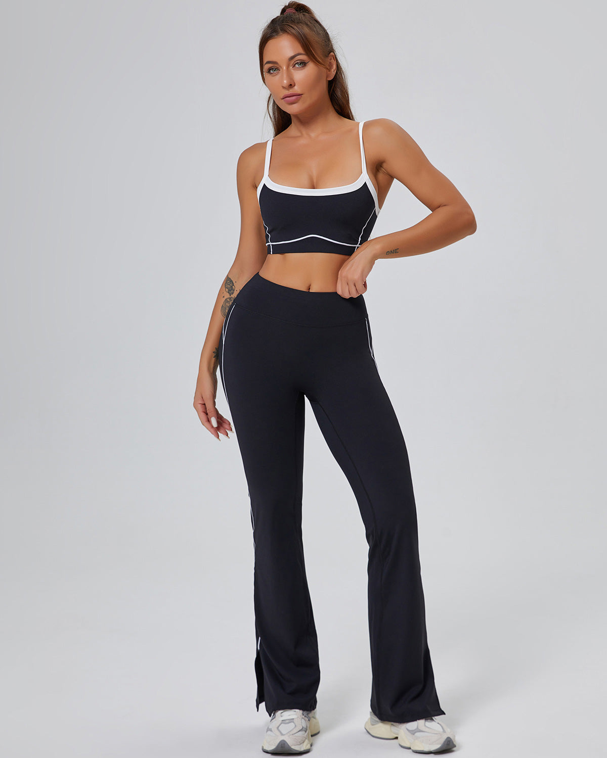 Bloom Leggings – Flare Black