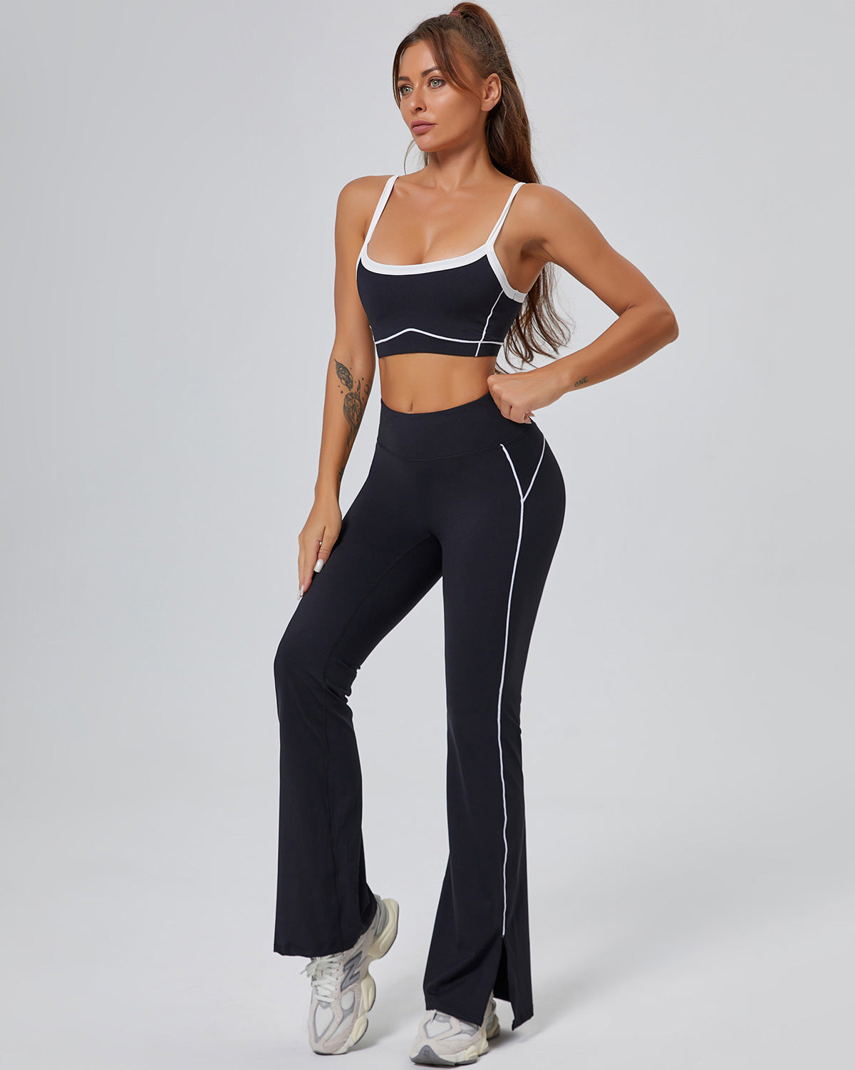 Bloom Leggings – Flare Black