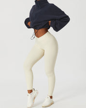Zenith Crop Pullover – Navy