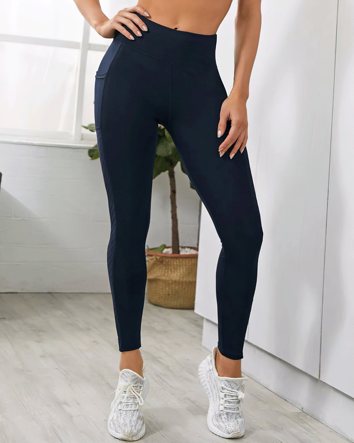 Drift Leggings – Moto Pocket Navy