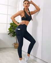 Drift Leggings – Moto Pocket Navy