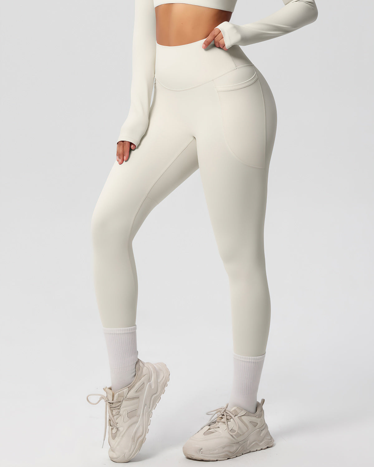 Stride Leggings – Deep Pocket Cloud