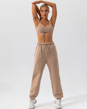 Aura Joggers – Almond