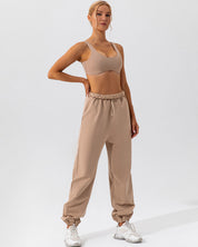 Aura Joggers – Almond