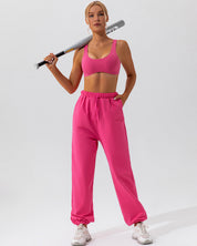 Bloom Joggers – Pink