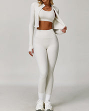 Flow Seamless Leggings – White
