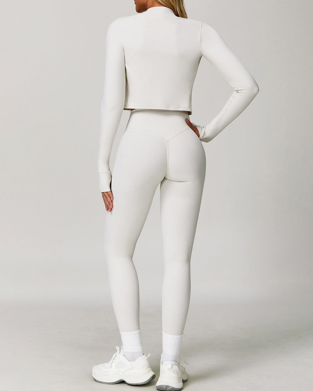 Flow Seamless Leggings – White