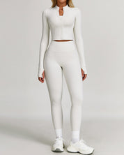 Flow Seamless Leggings – White