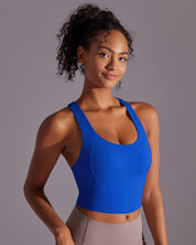 Lumen Crop Top – Blue