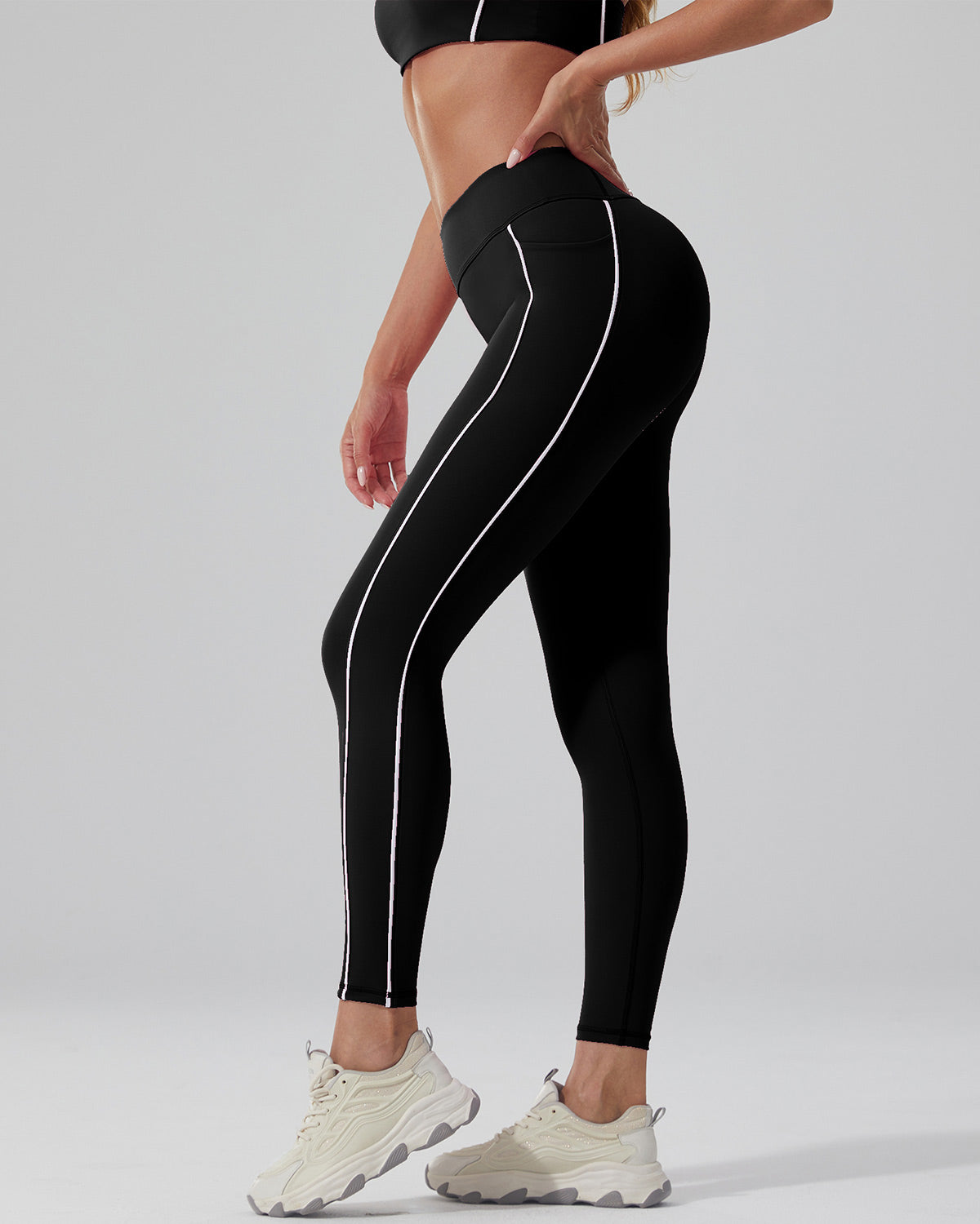 Stride Seamless Leggings – Black