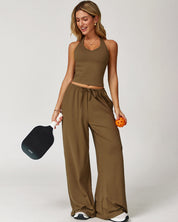 Aura Sweatpants – Brown