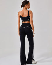 Glide Flare Leggings – Black