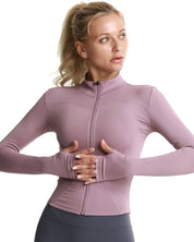 Grace Athletic Workout Jacket – Pink