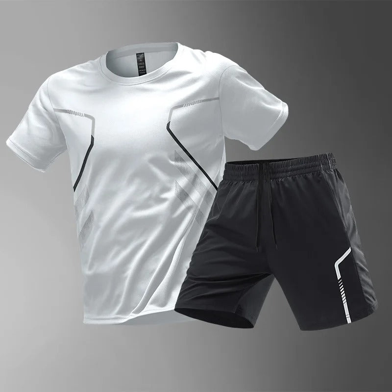 Frost | Ice Silk Sports T-Shirt with Shorts Set