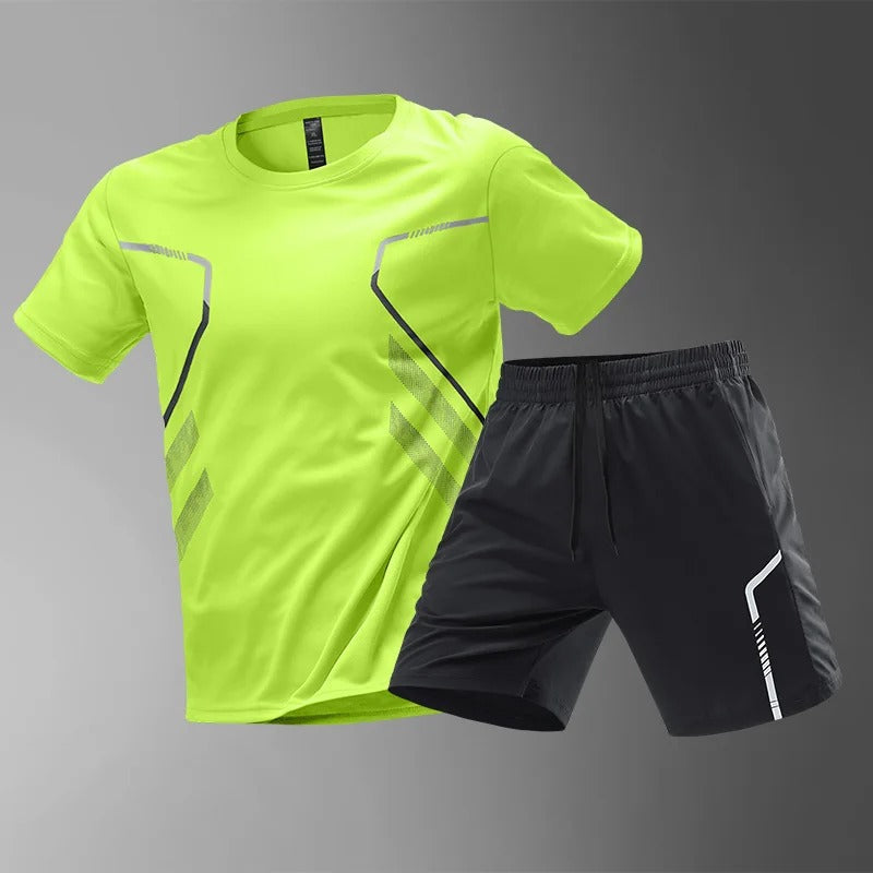 Frost | Ice Silk Sports T-Shirt with Shorts Set