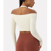 Lumen Off-Shoulder Long Sleeve