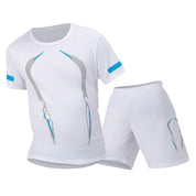 Vortex | Reflective Panel T-Shirt with Loose-Fit Shorts