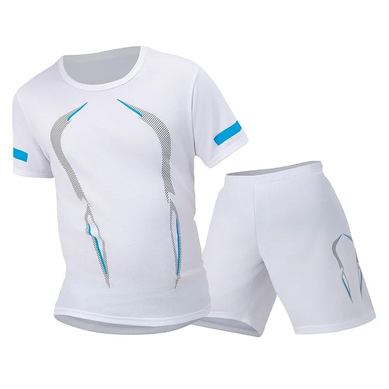 Vortex | Reflective Panel T-Shirt with Loose-Fit Shorts