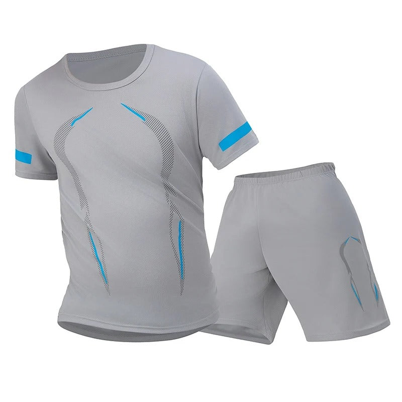 Vortex | Reflective Panel T-Shirt with Loose-Fit Shorts