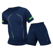 Vortex | Reflective Panel T-Shirt with Loose-Fit Shorts