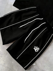 Kane | Contrast Piping T-Shirt with Shorts Set