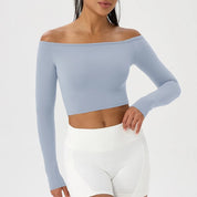 Lumen Off-Shoulder Long Sleeve