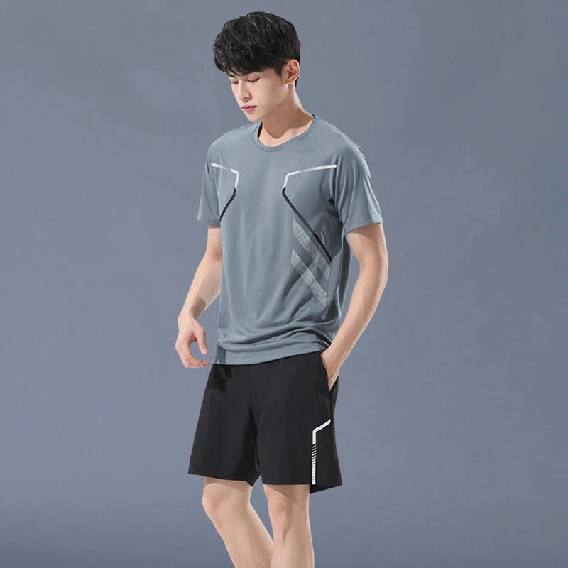 Frost | Ice Silk Sports T-Shirt with Shorts Set