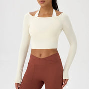 Lumen Off-Shoulder Long Sleeve