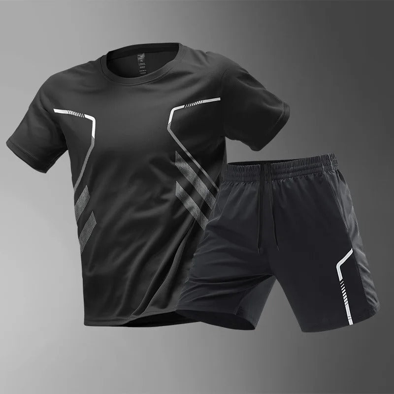 Frost | Ice Silk Sports T-Shirt with Shorts Set