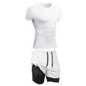 Titan | Compression T-Shirt with 2-in-1 Phone Pocket Shorts