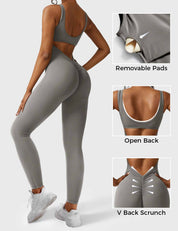 Zenith V-Back Skinny Jumpsuit
