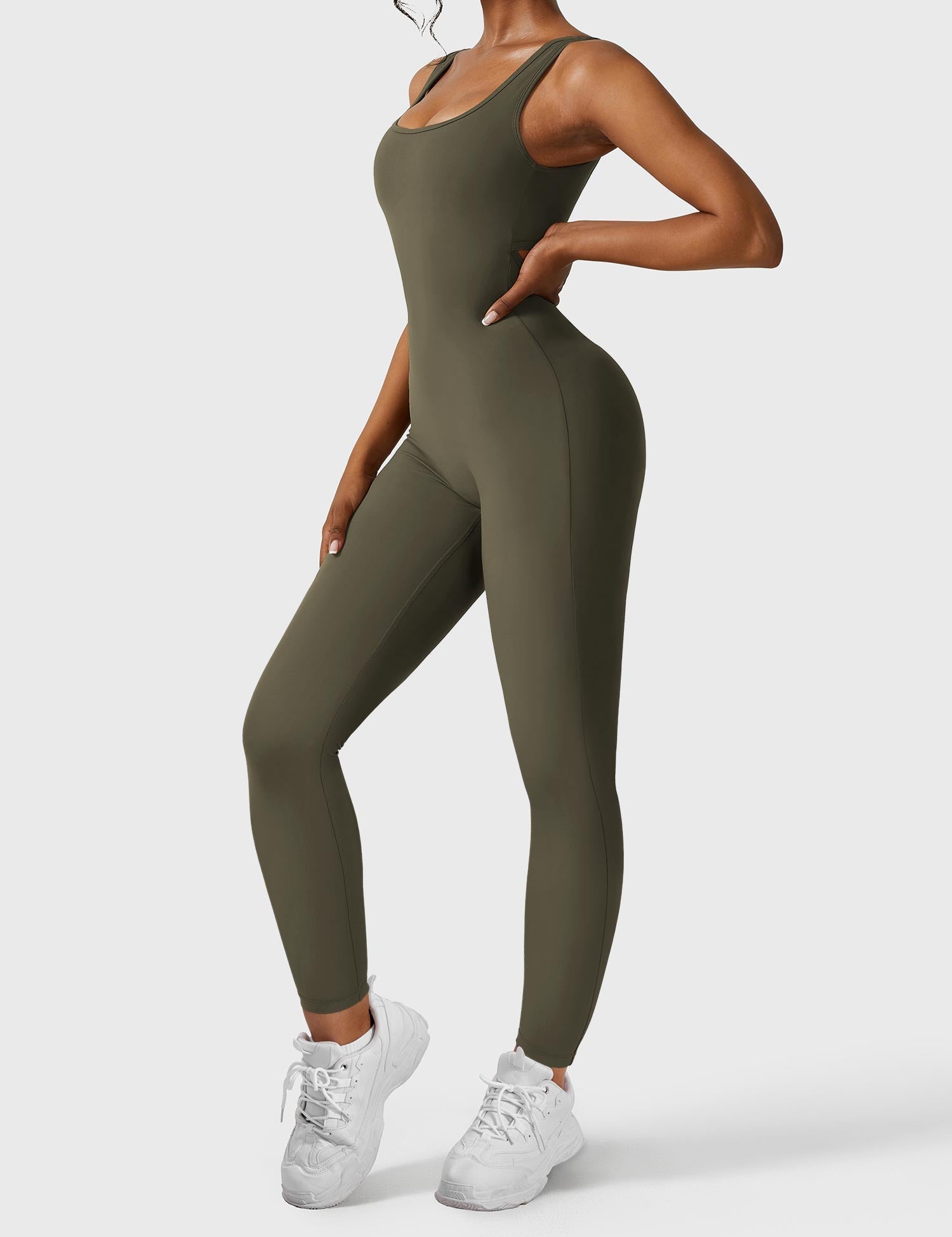 Zenith V-Back Skinny Jumpsuit